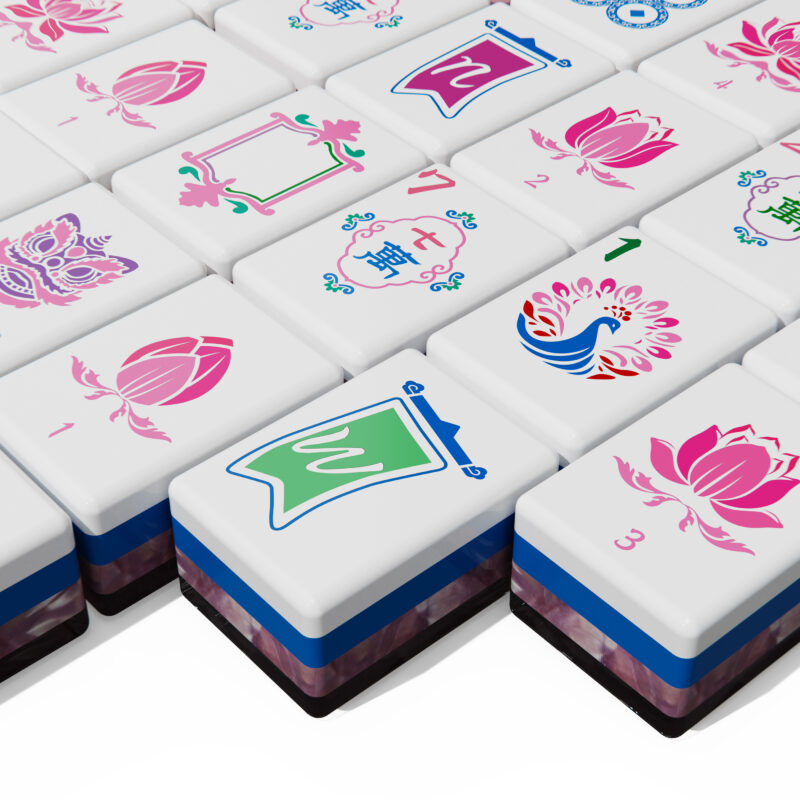 Tropical Pink American Mahjong Set