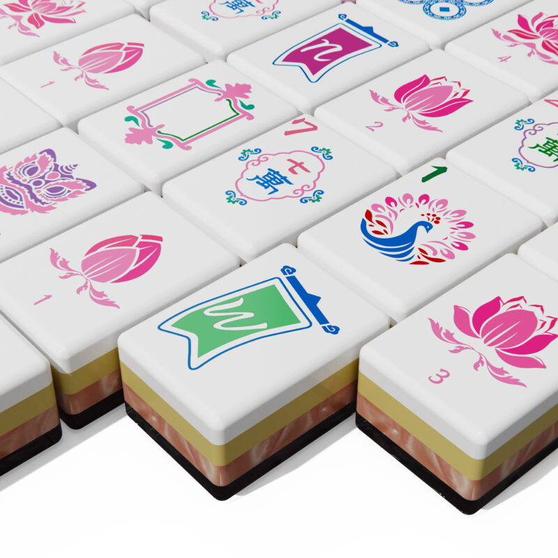 Tropical Peach American Mahjong Set