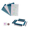 Tropical Teal American Mahjong Set