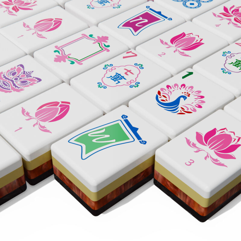 Tropical Orange American Mahjong Set