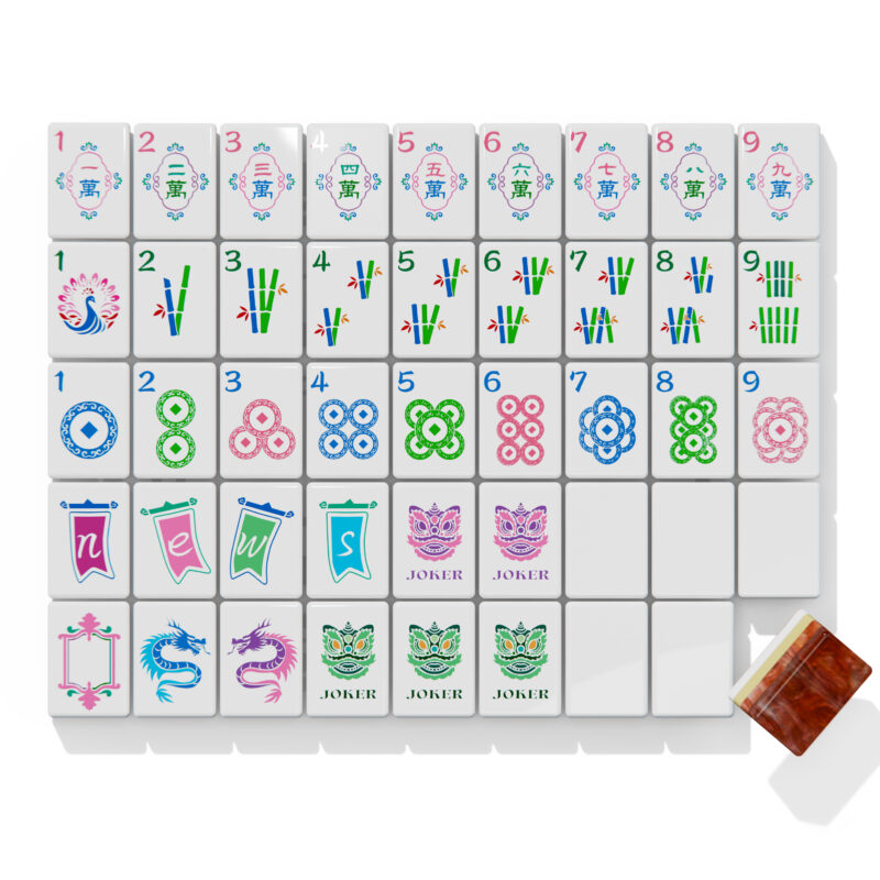 Tropical Orange American Mahjong Set