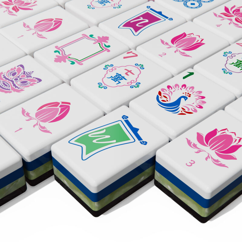 Tropical Mint Green American Mahjong Set