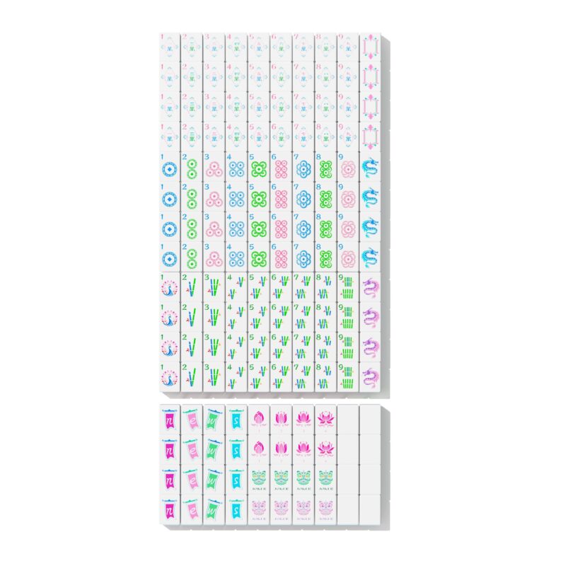 Pink American Mahjong Set